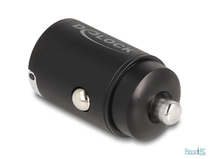 DeLock Mini Car Charger USB Type-C PD 3.0 with 30W Black