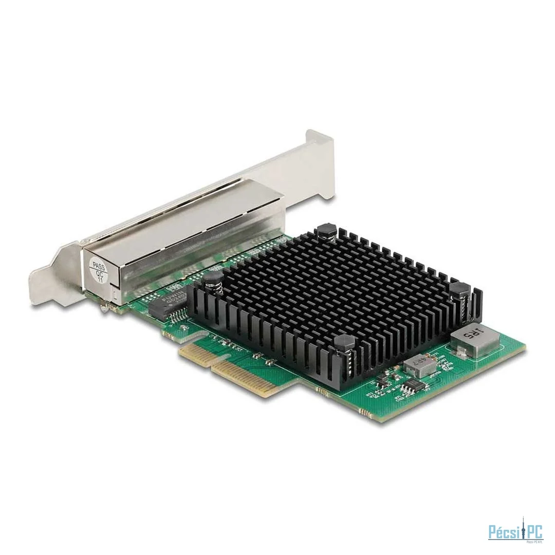 DeLock PCI Express x4 Network Card 2.5 Gigabit LAN 4 x RJ45 RTL8125