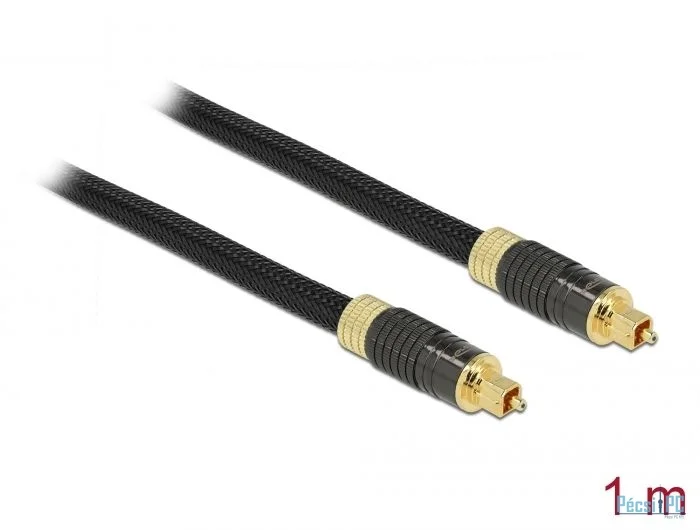 DeLock Toslink Standard Cable male - male 1m Black