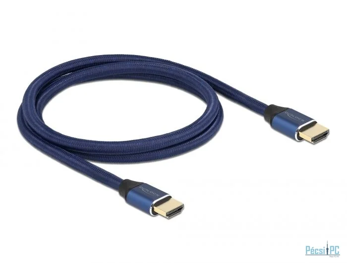 DeLock Ultra High Speed HDMI Cable 48 Gbps 8K 60 Hz 1m Blue