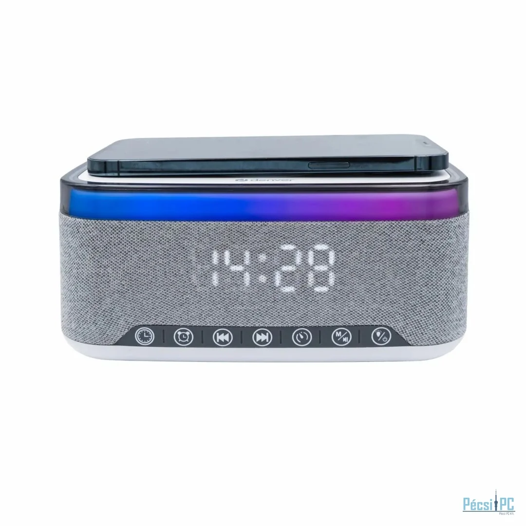 Denver CRQ-225 Clock Radio Grey