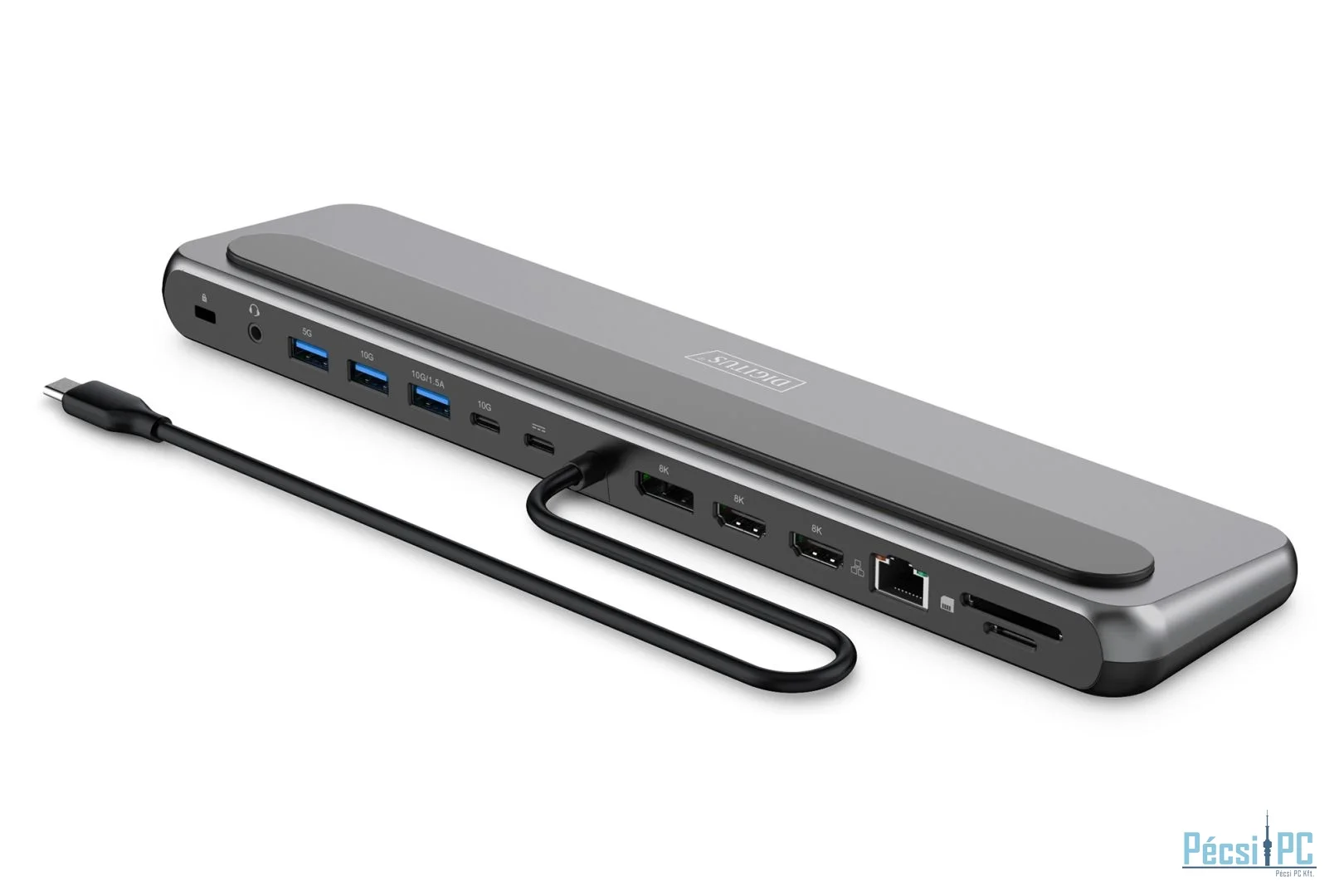 Digitus USB-C 8K docking station 12-port