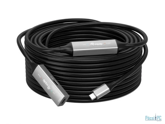 EQuip USB-C to C Active extension cable 15m Black