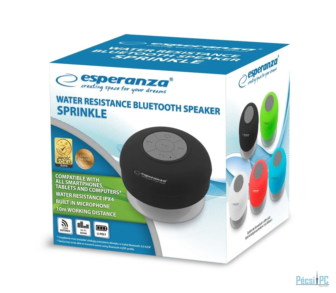 Esperanza EP124K Sprinkle Bluetooth Speakers Black