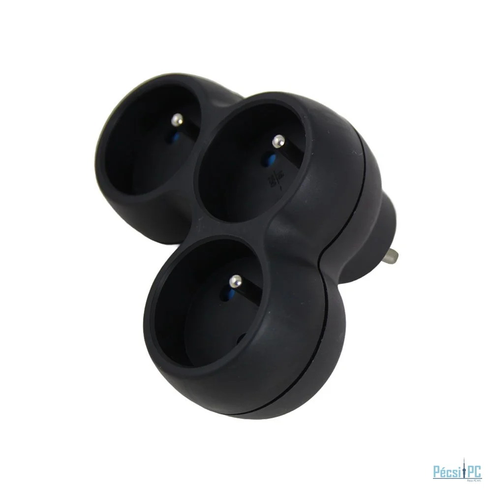 Esperanza Hálózati Elosztó 3DIN Fali Black