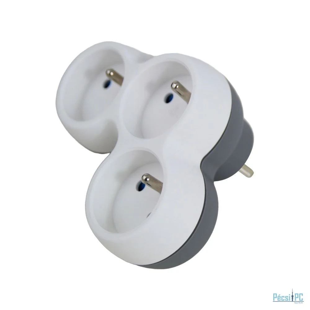 Esperanza Hálózati Elosztó 3DIN Fali White/Grey