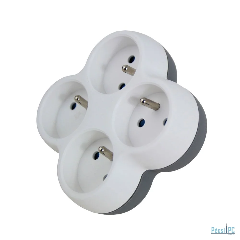 Esperanza Hálózati Elosztó 4DIN Fali White/Grey