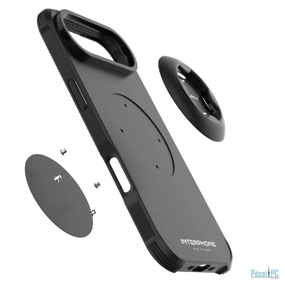 FIXED Interphone QUIKLOX Tetraforce védőtok Apple iPhone 17 Air készülékhez, fekete