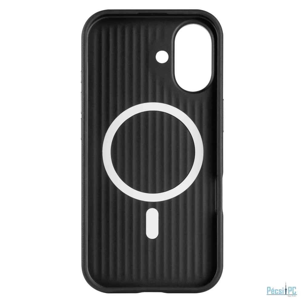 FIXED MagLeather telefontok Apple iPhone 17 telefonhoz, fekete