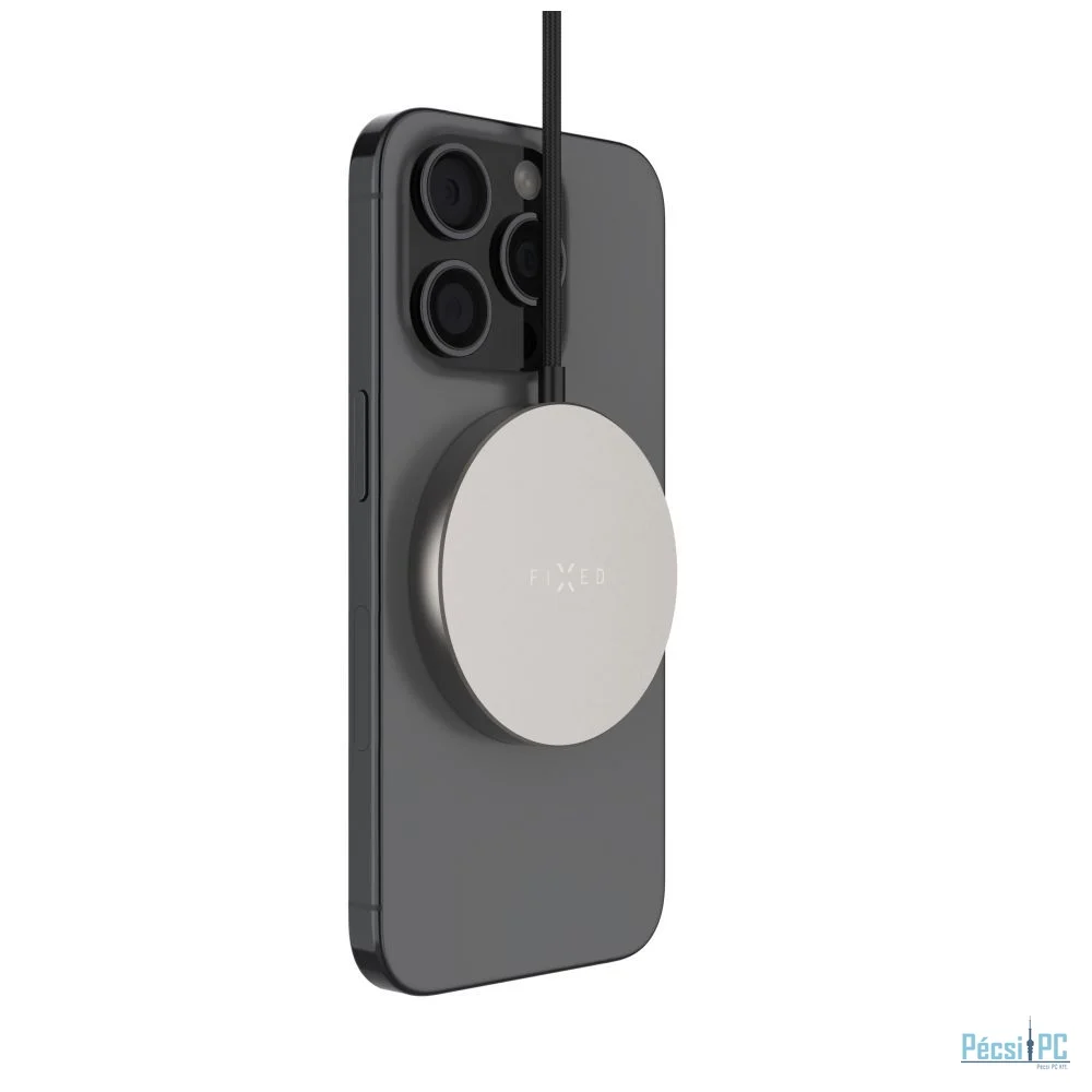 FIXED MagPad Slim Qi2 MagSafe Wireless töltő Titan