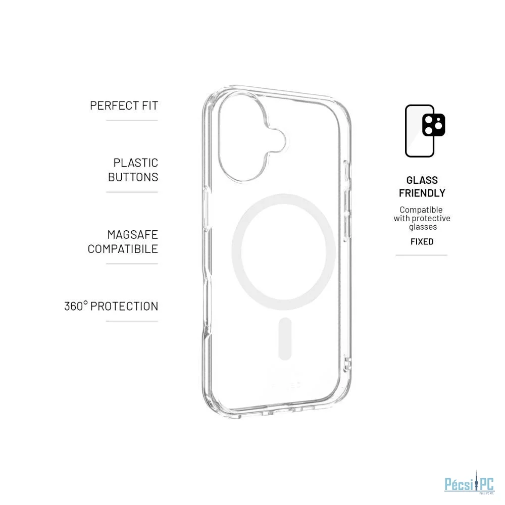FIXED Magpure tok Apple iPhone 17 készülékhez, átlátszó