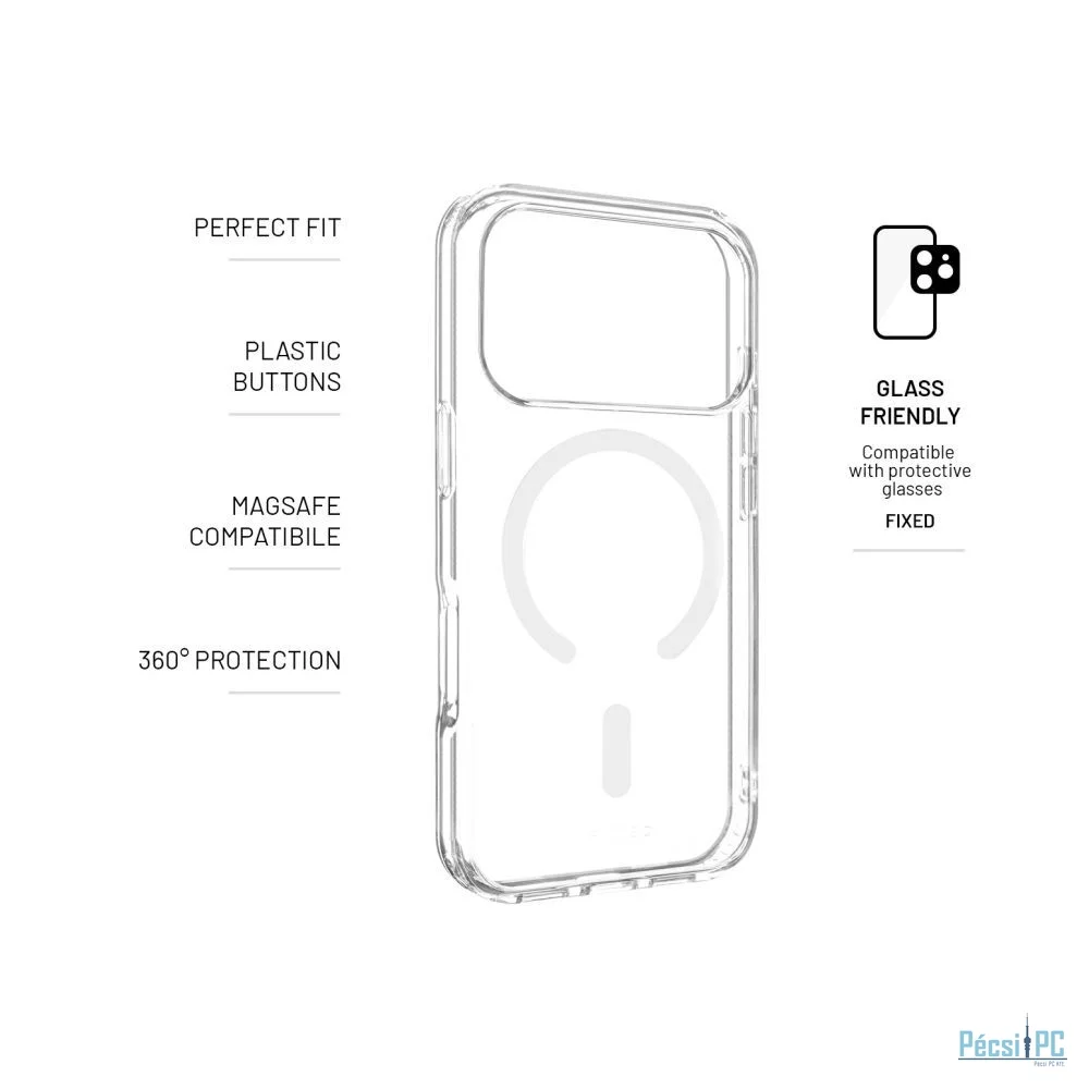FIXED Magpure tok Apple iPhone 17 Pro készülékhez, átlátszó