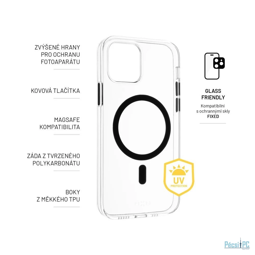 FIXED MagPurity tok Apple iPhone 16e készülékhez, átlátszó