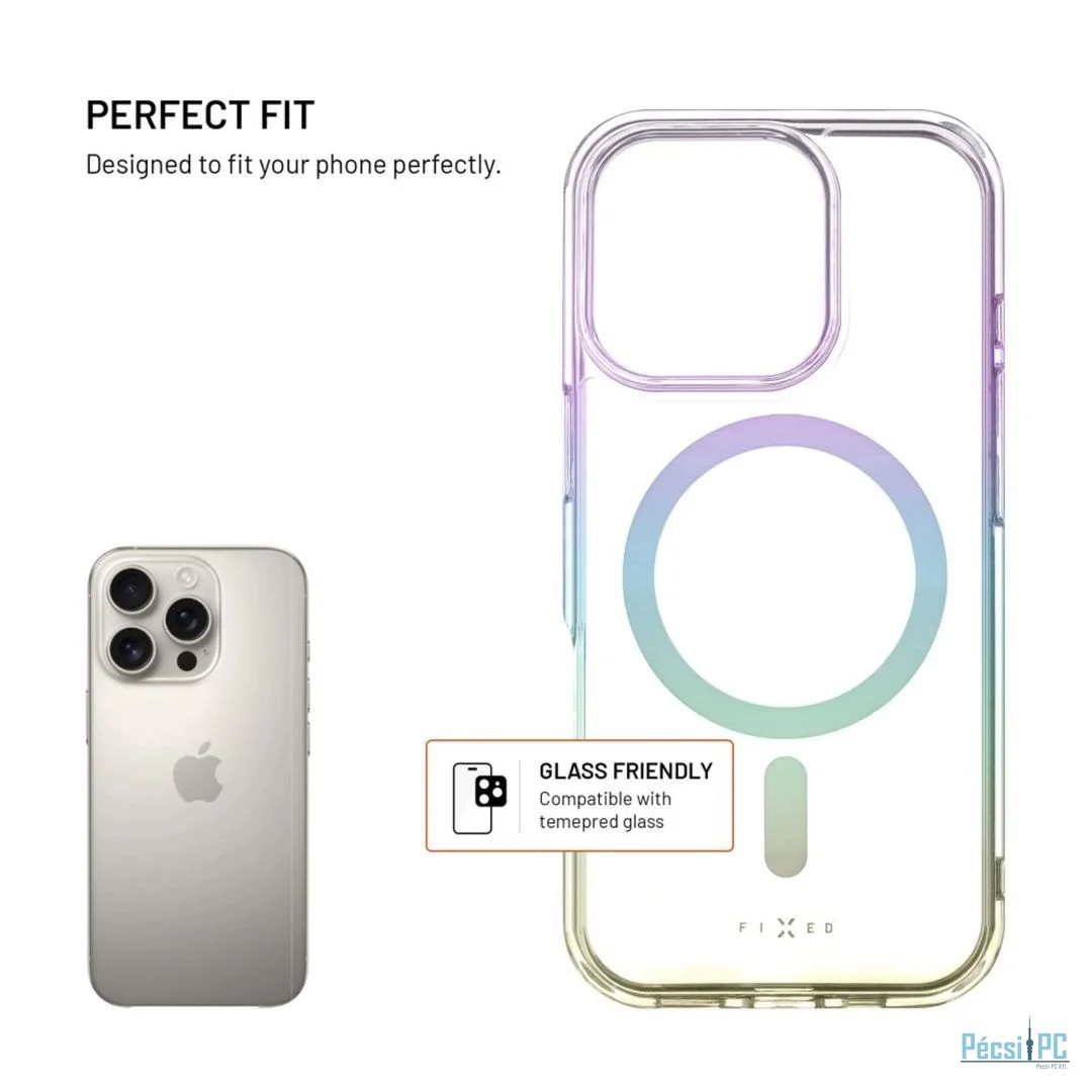 FIXED MagRainbow for Apple iPhone 16 készülékhez szivárványszínű