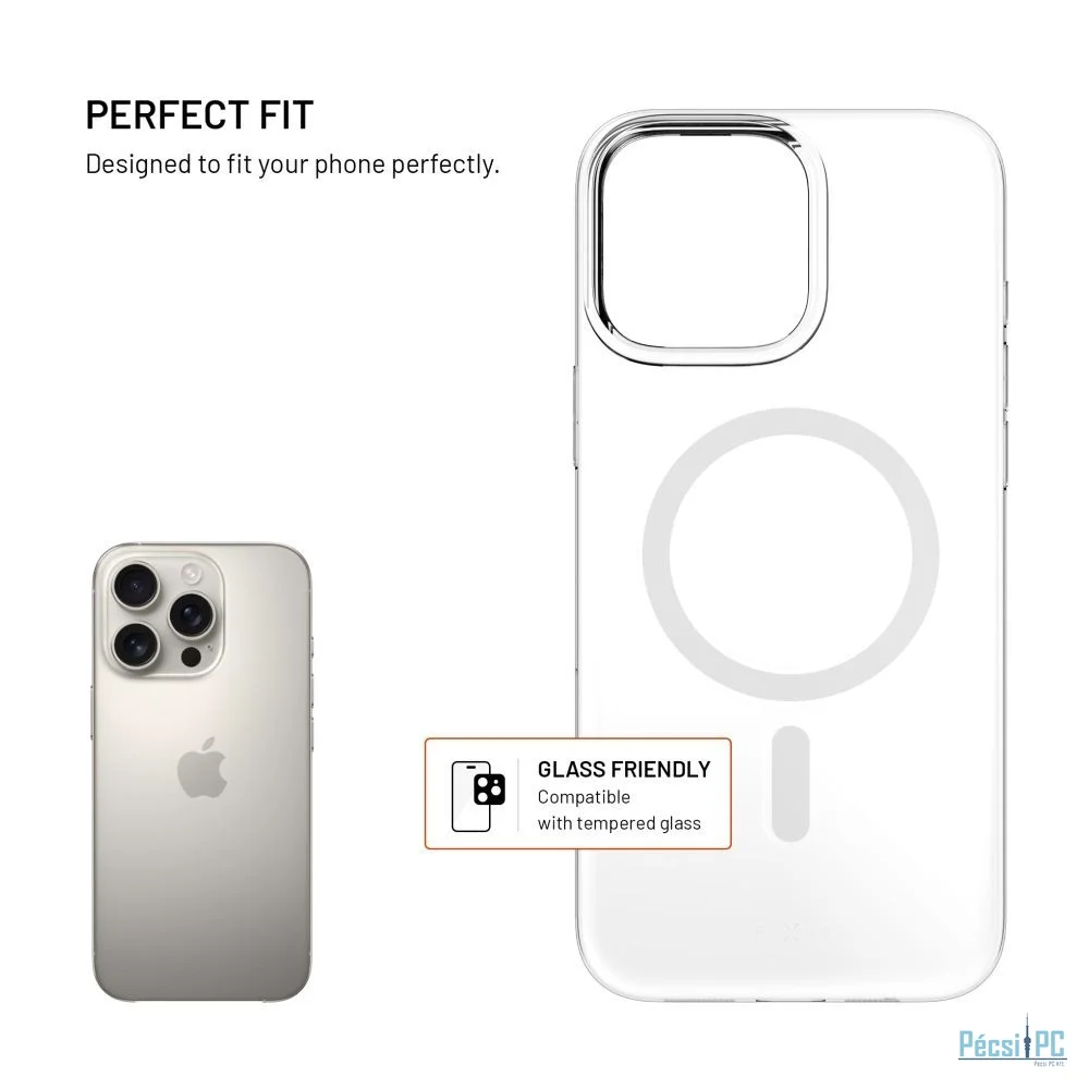 FIXED Magshell tok Apple iPhone 16 Pro készülékhez, átlátszó