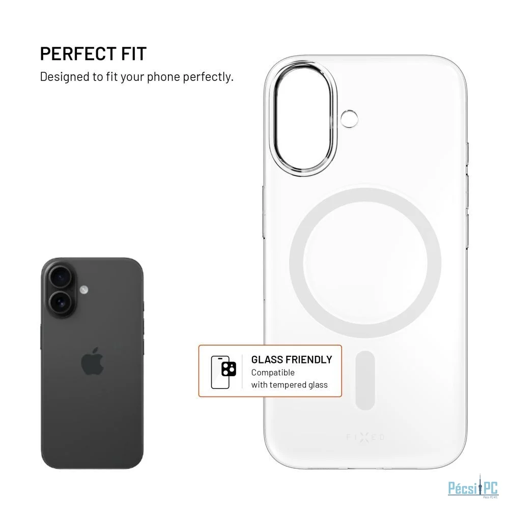 FIXED MagShell tok Apple iPhone 17 készülékhez, átlátszó