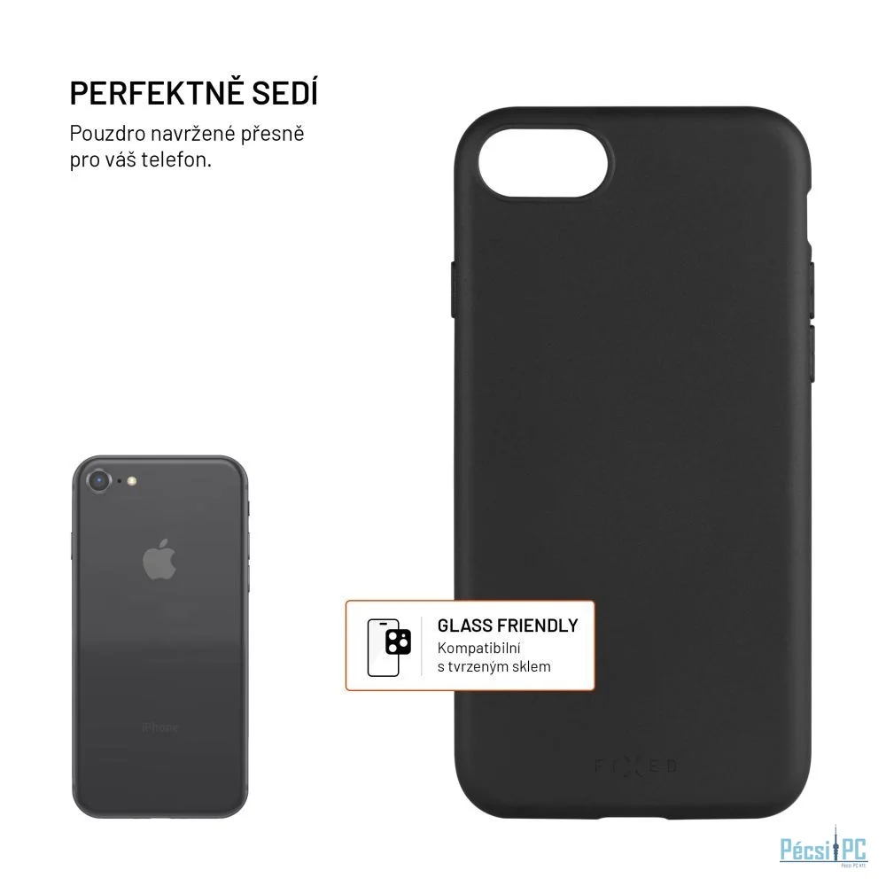 FIXED ReStory TPU tok Apple iPhone 7/8/SE (2020/2022) készülékhez, fekete