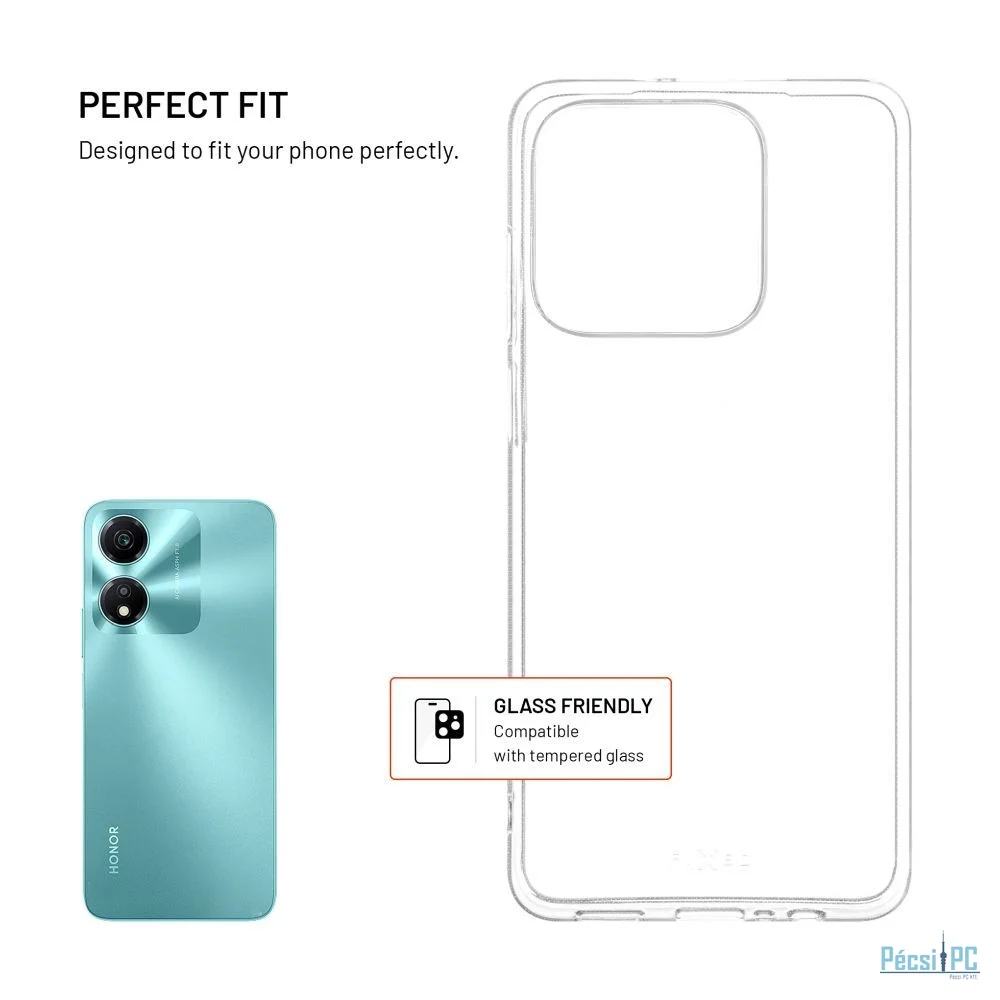 FIXED Story TPU gél tok Honor X5c Plus 4G, átlátszó