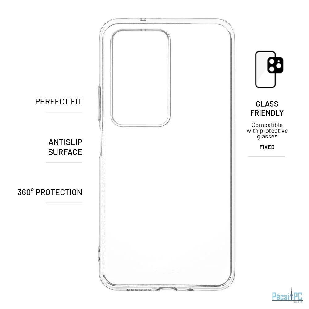 FIXED Story TPU hátlap Xiaomi Redmi 15 4G/5G készülékhez, átlátszó