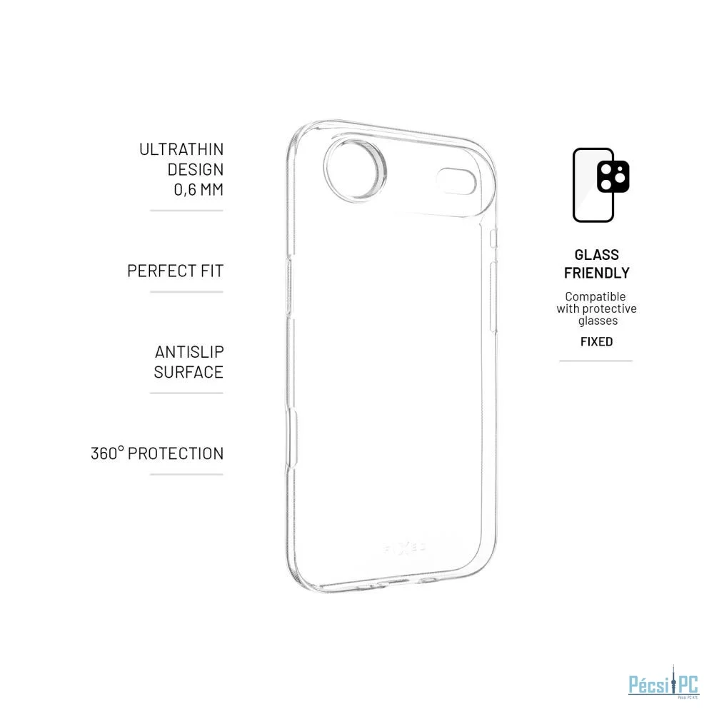 FIXED Story ultravékony TPU telefontok Apple iPhone Air telefonhoz, átlátszó