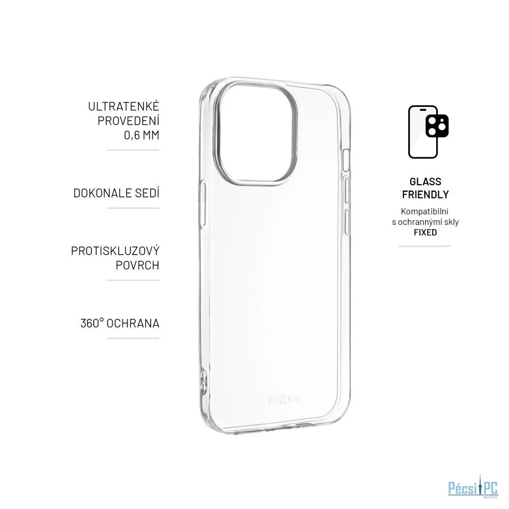 FIXED Story ultravékony TPU telefontok Samsung Galaxy A17 4G/5G készülékhez, átlátszó