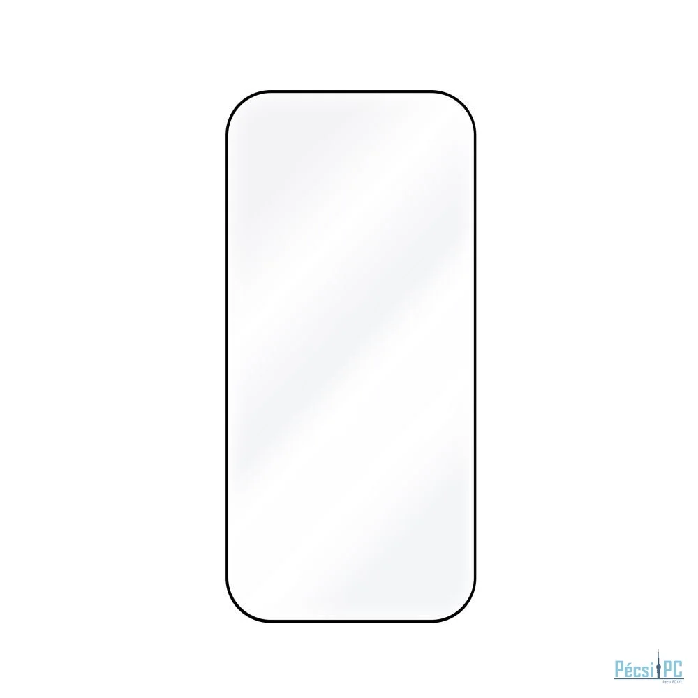 FIXED teljes képernyőt védő 2,5D edzett üveg Apple iPhone Air készülékhez, 2 darab, fekete