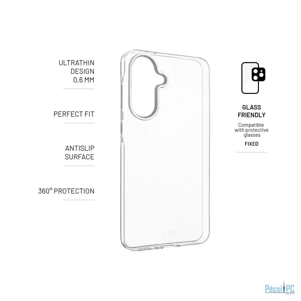FIXED ultravékony TPU telefontok Samsung Galaxy A36 5G telefonhoz, átlátszó