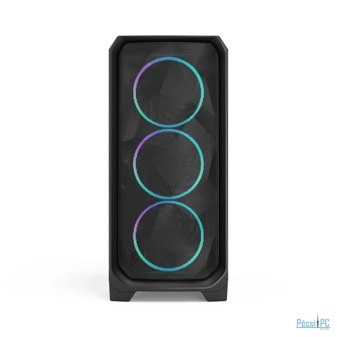 Fractal Design Meshify 3 Tempered Glass RGB Light Tint Black