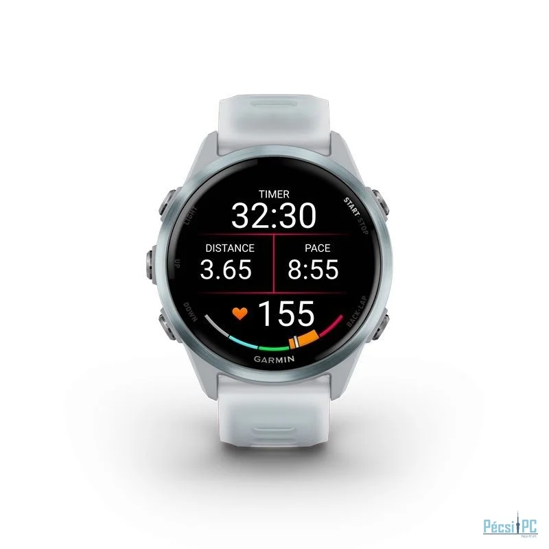 Garmin Forerunner 570 Cloud Blue Aluminum with Translucent Whitestone/Cloud Blue Band