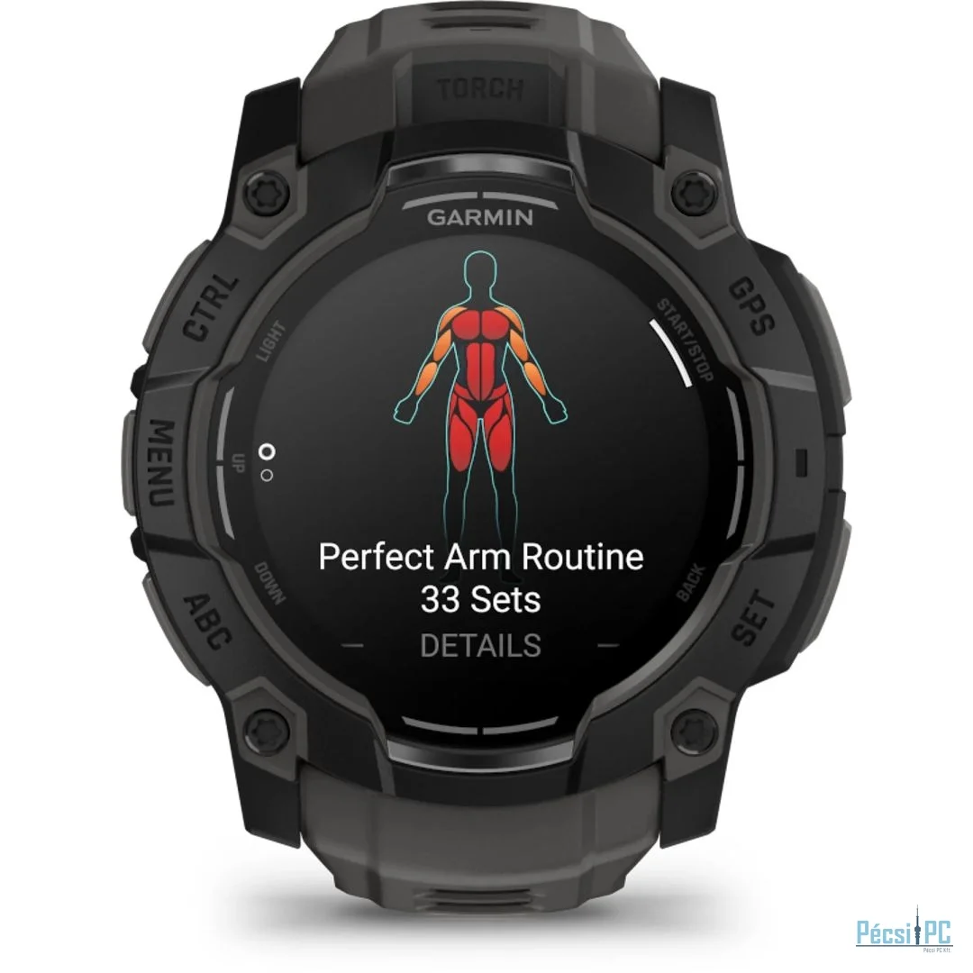 Garmin Instinct 3 50mm AMOLED Black with Charcoal Band