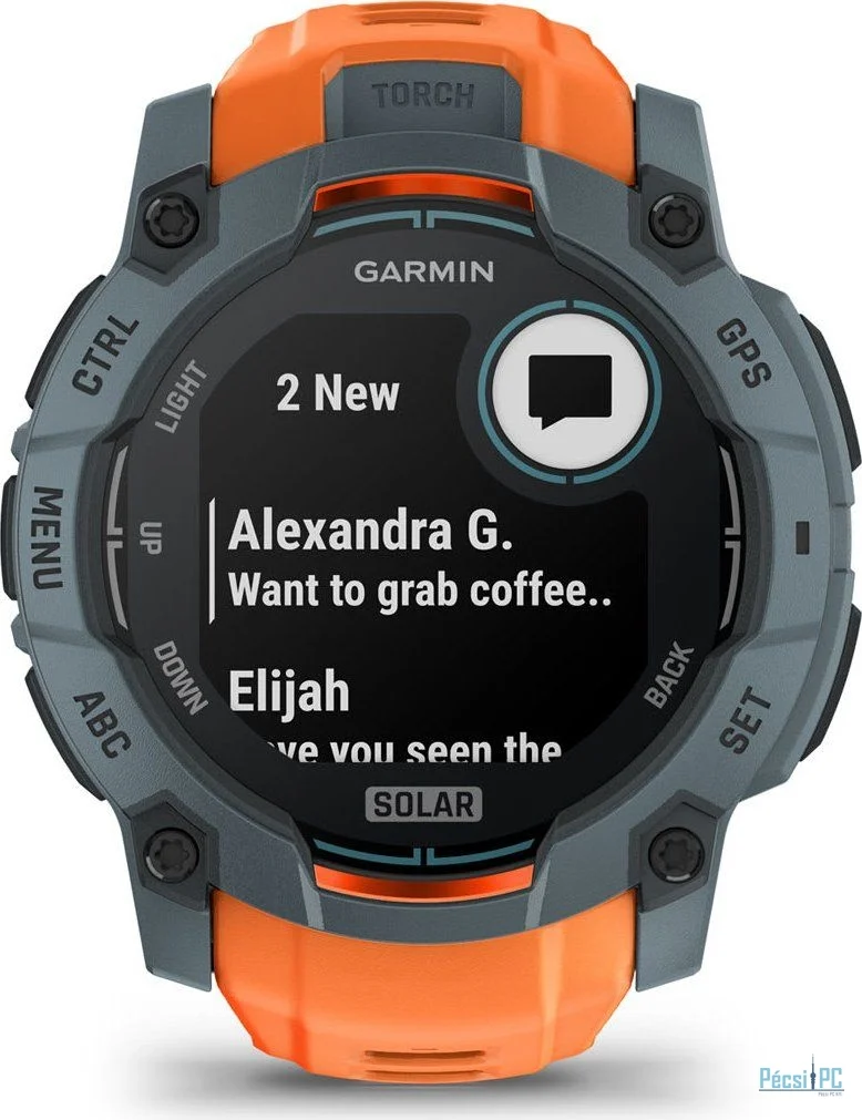 Garmin Instinct 3 50mm Solar Twilight with Solstice Band