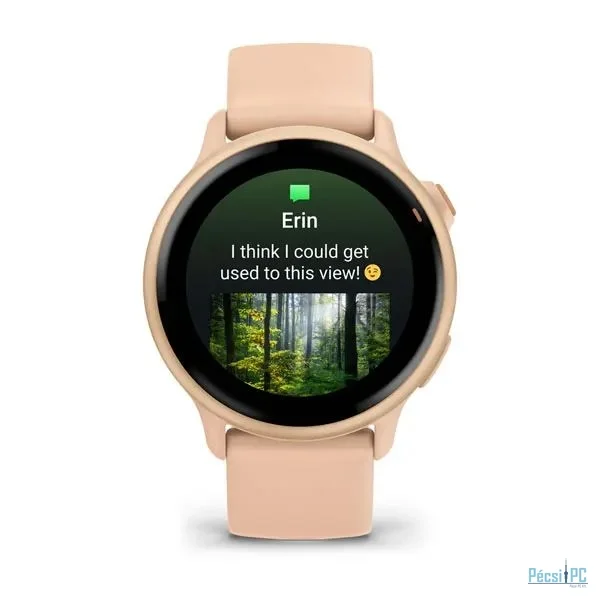 Garmin Vívoactive 6 Metallic Pink Dawn with Pink Dawn Band