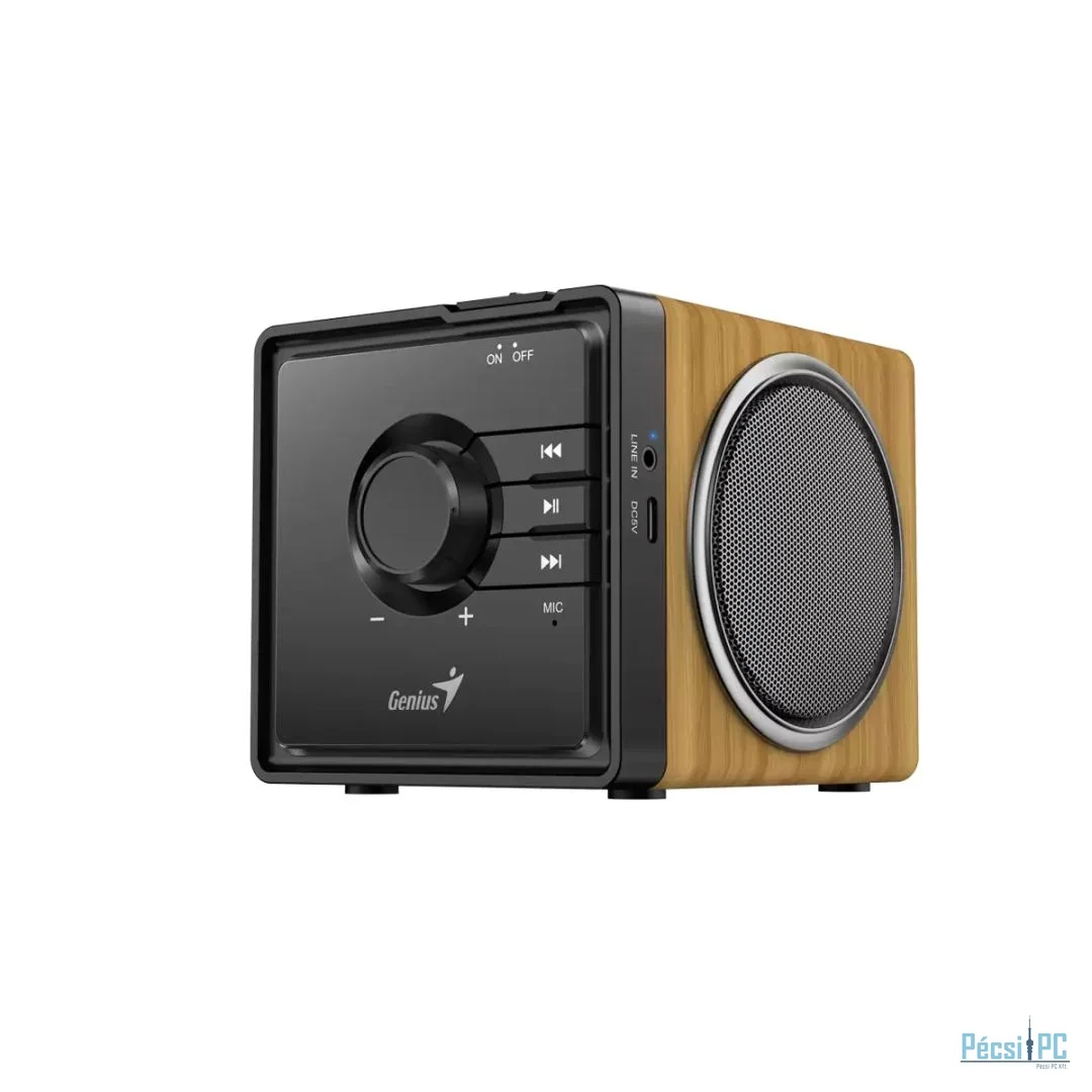 Genius SP-916BT Bluetooth Speaker Pine Wood