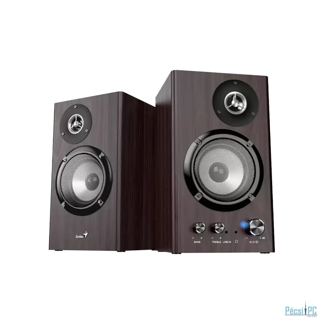 Genius SP-HF1812BT Bluetooth Speaker Dark Brown