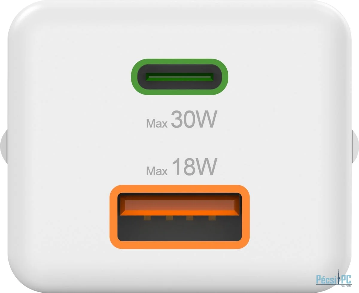 Hama Universal Mini Power Adapter 30W White