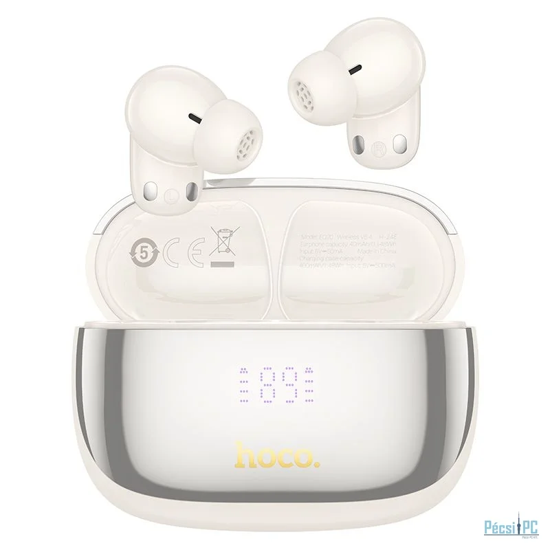 Hoco EQ20 Bluetooth Headset Milky White
