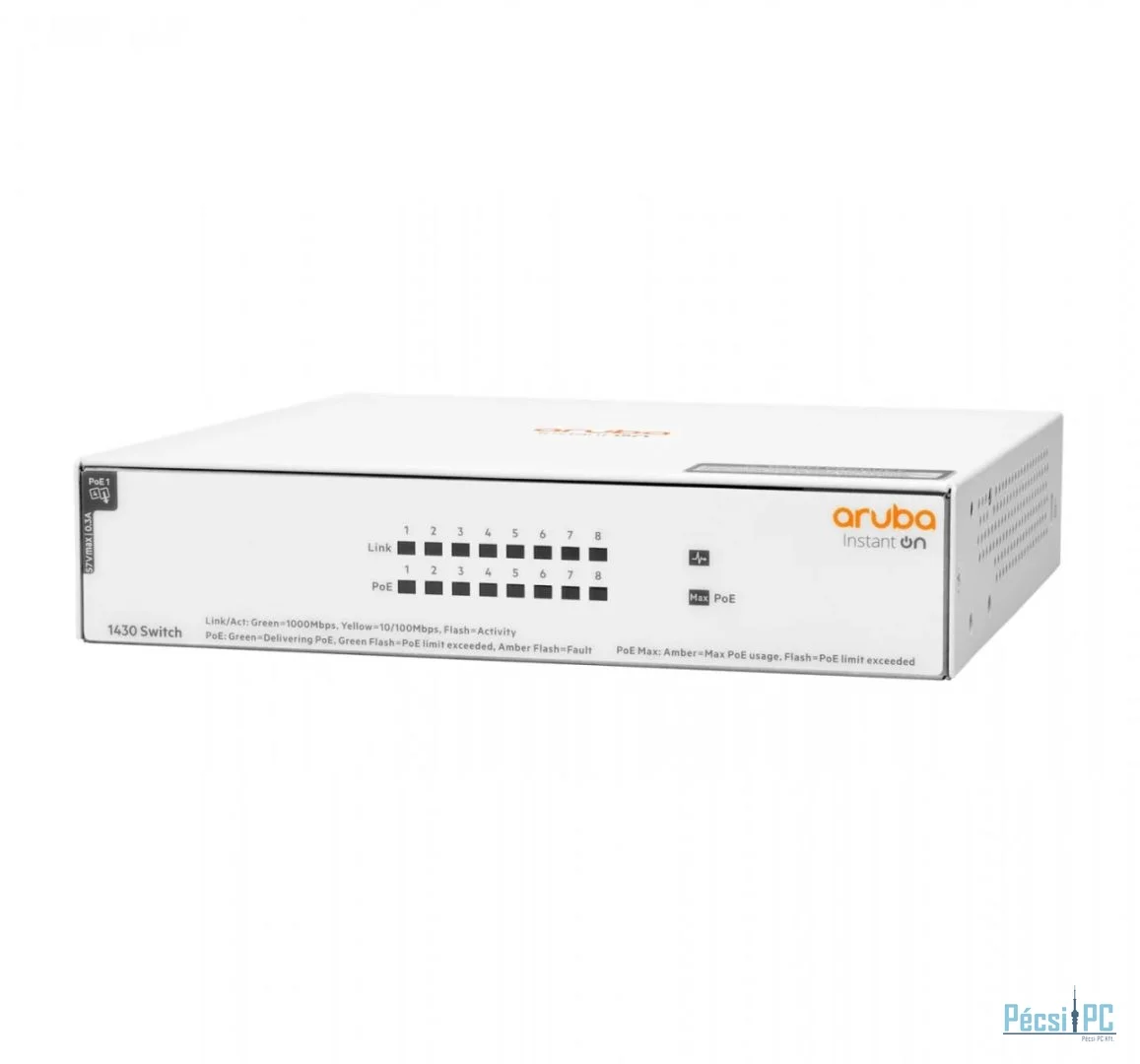 HP Aruba IOn 1430 8G PoE+ Switch