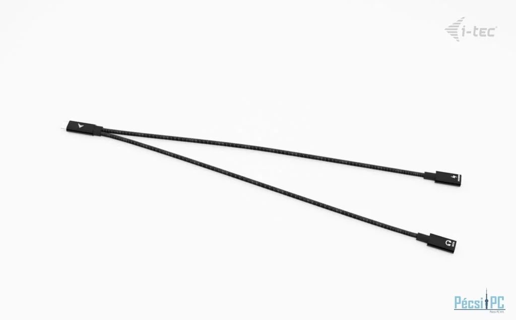 I-TEC USB-C Cable Splitter Audio/Data + Power Delivery 100W