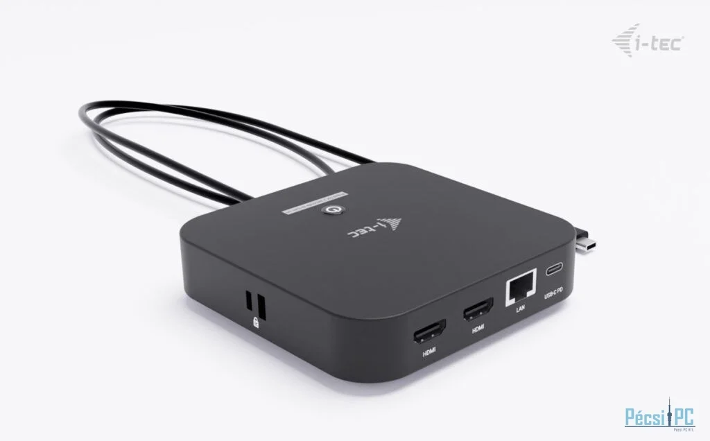 I-TEC USB-C Dual HDMI Docking Station with Power Delivery 100 W + i-tec Universal Charger 100W