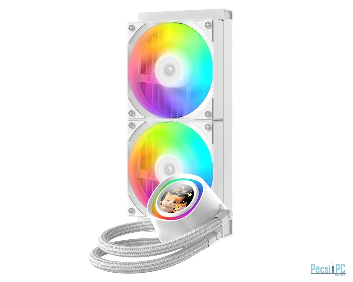 ID-COOLING FX240 LCD WHITE