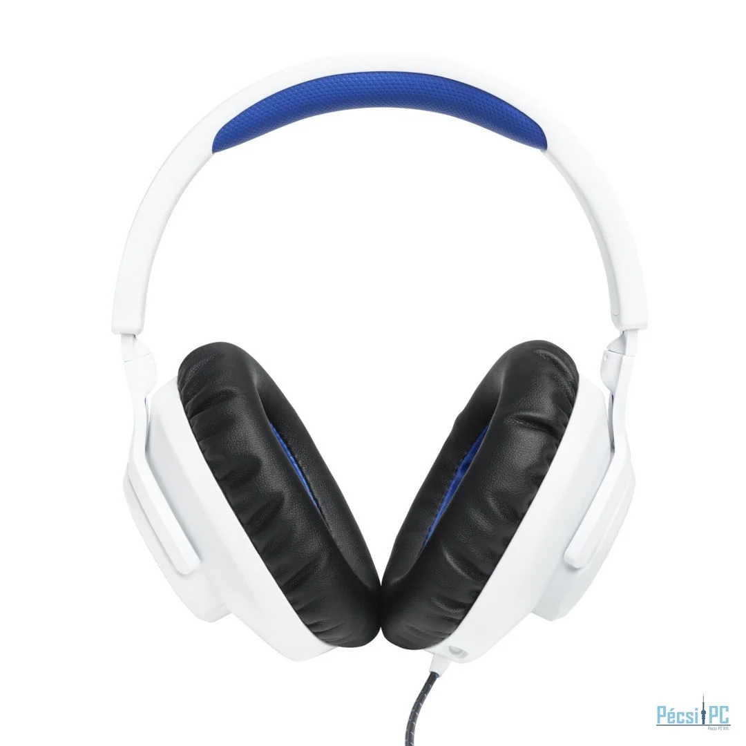 JBL Quantum 100P Gaming Headset White/Blue