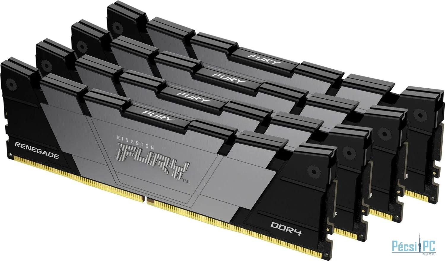 Kingston 32GB DDR4 3600MHz Kit(4x8GB) Kingston Fury Renegade Black