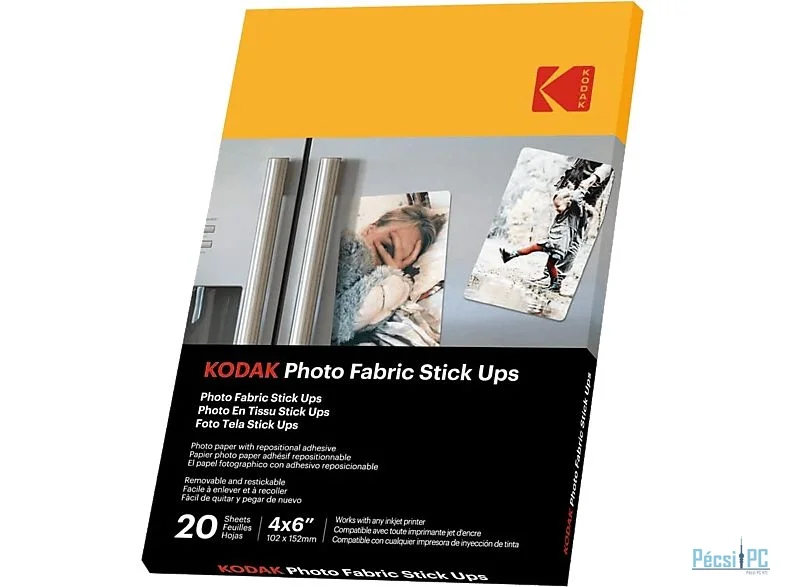 Kodak Photo Fabric 10x15 cm 20db Felragaszthatő felületű papír