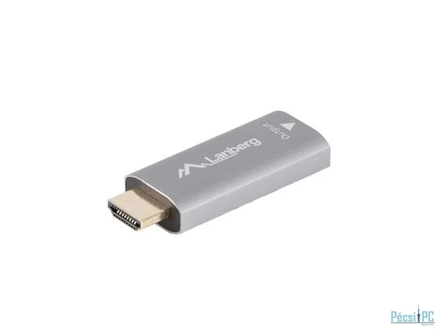 Lanberg HDMI M) - DisplayPort (F) Adapter 4K Silver