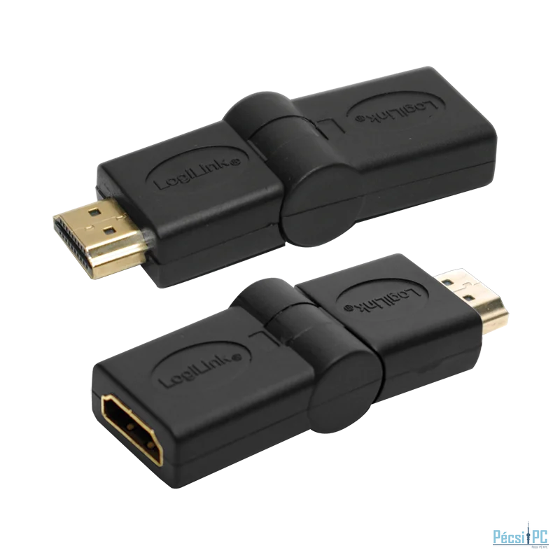 Logilink AH0011 HDMI 180° slewable adapter Black