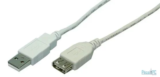 Logilink CU0010 USB 2.0 Extender Cable 2m Grey