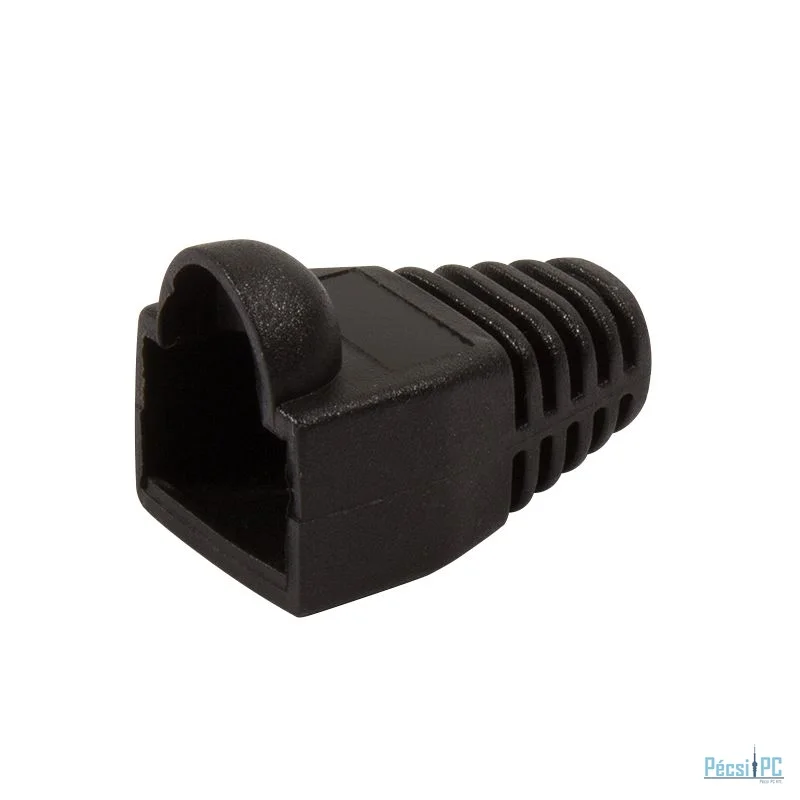 Logilink J45 plug strain relief boot 5,8mm 100db Black