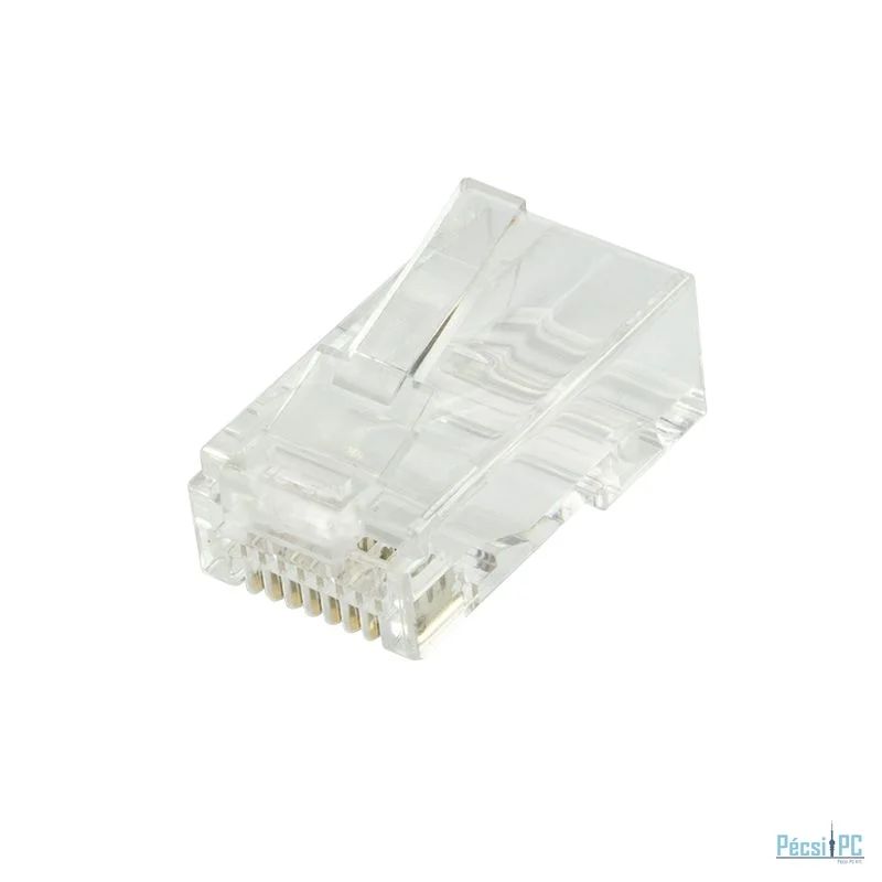 Logilink RJ45 modular plug Cat.6A UTP with boot and guide plate 100db