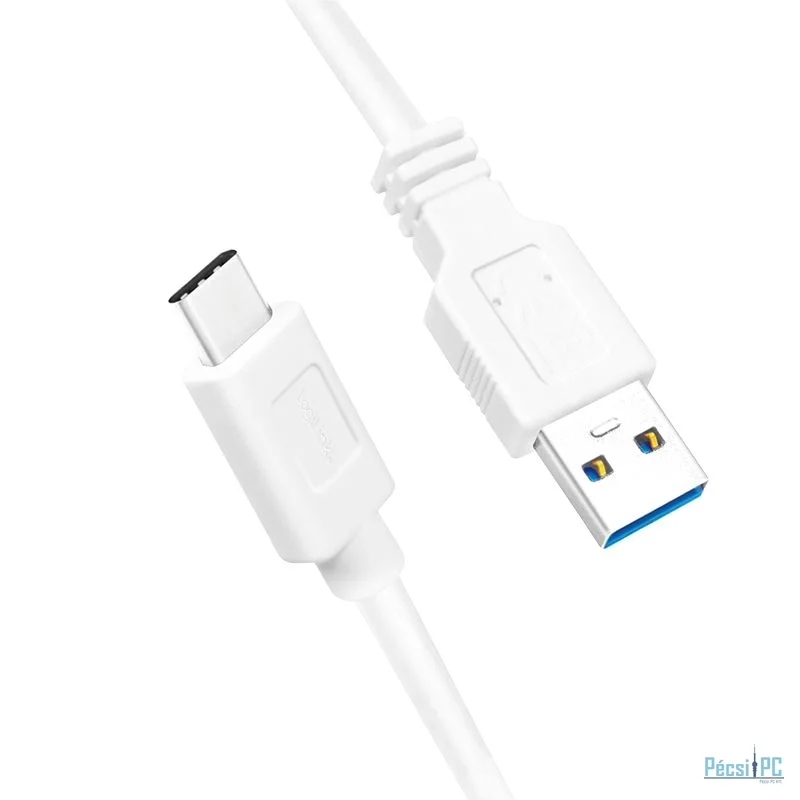 Logilink USB 3.2 Gen1 Type-C cable C/M to USB-A/M 2m White