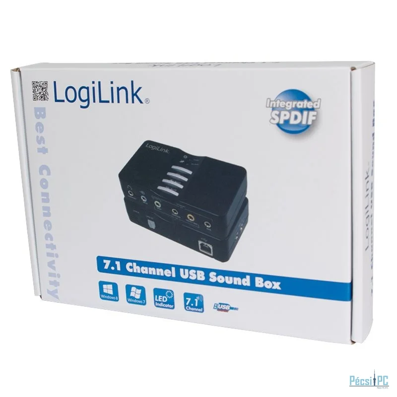 Logilink USB Sound Box 7.1 Channel Black